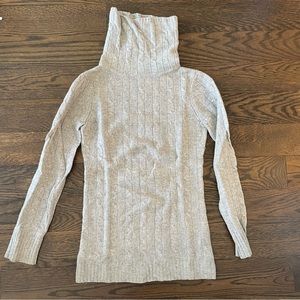 Malika 100% Cashmere Cableknit Turtleneck Sweater